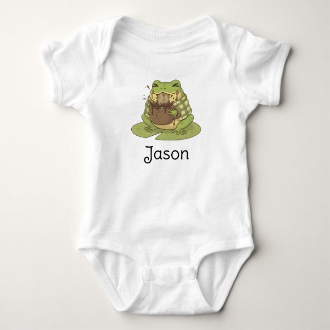 Body Para Bebê Zochi Perde a Caneca Personalizável (Frente)