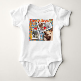 Body Para Bebê ZoeSPEAK - Venha à festa! bilíngue