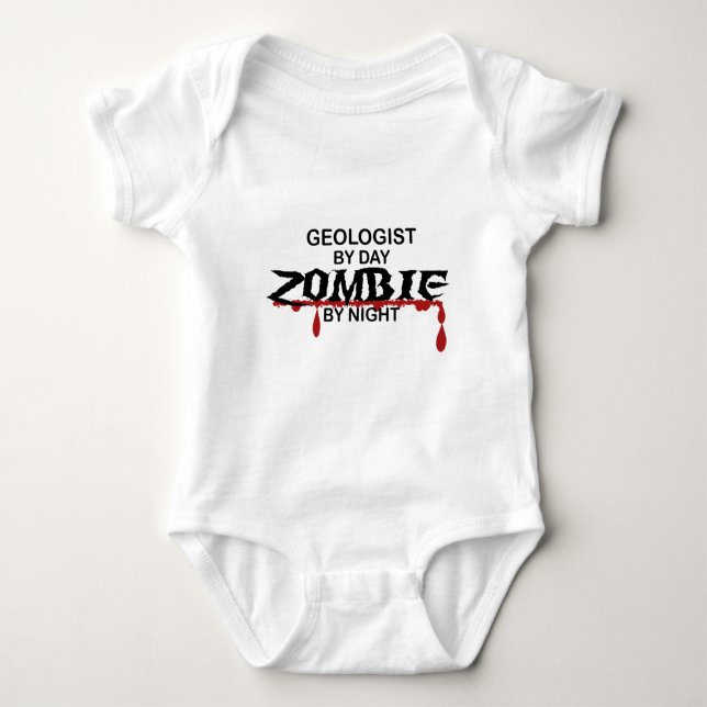 Body Para Bebê Zombi do geólogo (Frente)
