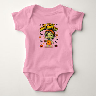 Body Para Bebê Zombie Girl My First Halloween