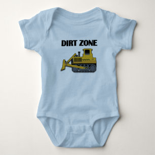 Body Para Bebê Zona da sujeira (escavadora) - do Bodysuit do