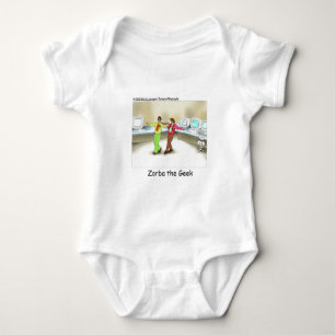 Body Para Bebê Zorba The Geek Presentes Engraçados e Colecionávei