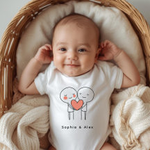 Body Personalizado de Bebê para o Dia dos Namorado