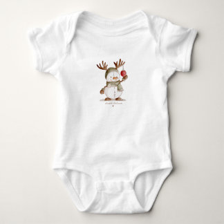 Body Personalizado de Bebê para o Primeiro Natal