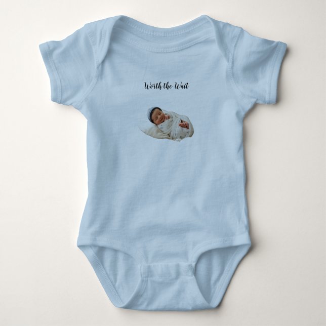 Body Personalizado para Bebê Foto Vale a Espera (Frente)