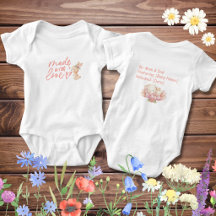 Body Personalizado para Bebê Menina Recém-Nascida