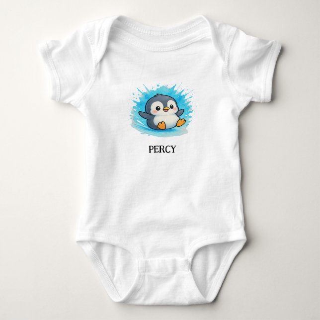 Body Personalizado para Bebê – Roupa com Nome Perc (Frente)