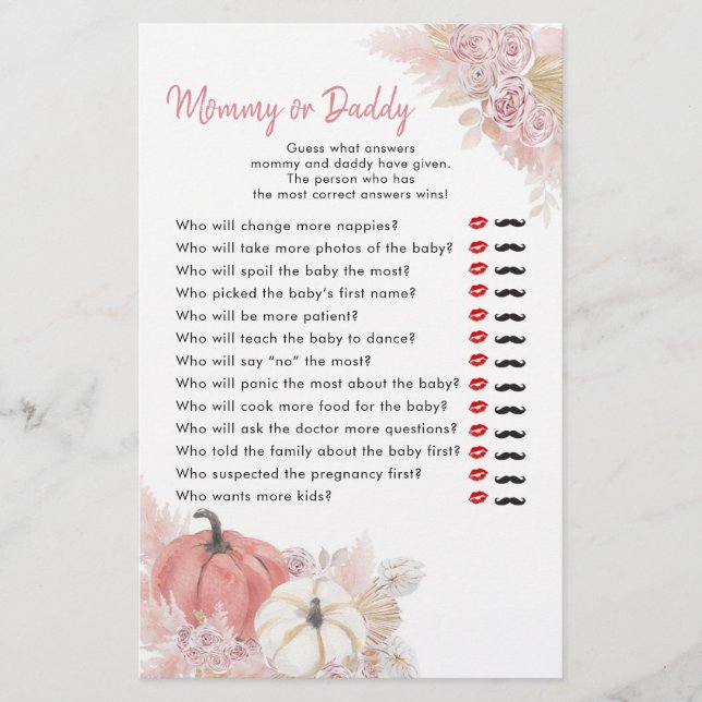 Boêmia cai apaixonada por Mamãe ou Pai de abóbora (Frente)