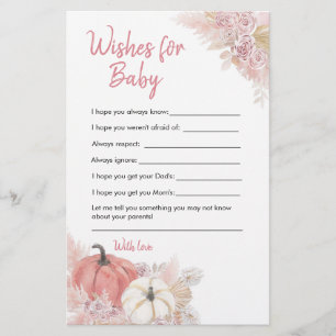 Boêmia Cai no Amor Pumpkin Deseja Bebê