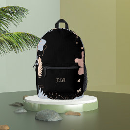 Boêmia floral negra inspirada