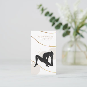 Boêmia Terra Tona Yoga Studio Cartão de visita