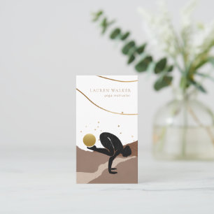 Boêmia Terra Tona Yoga Studio Cartão de visita