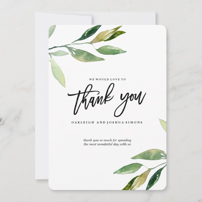 Boêmian Sai Cartões de agradecimentos (Frente)