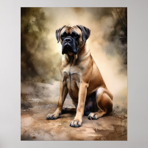 Boerboel Dog Art Impressão