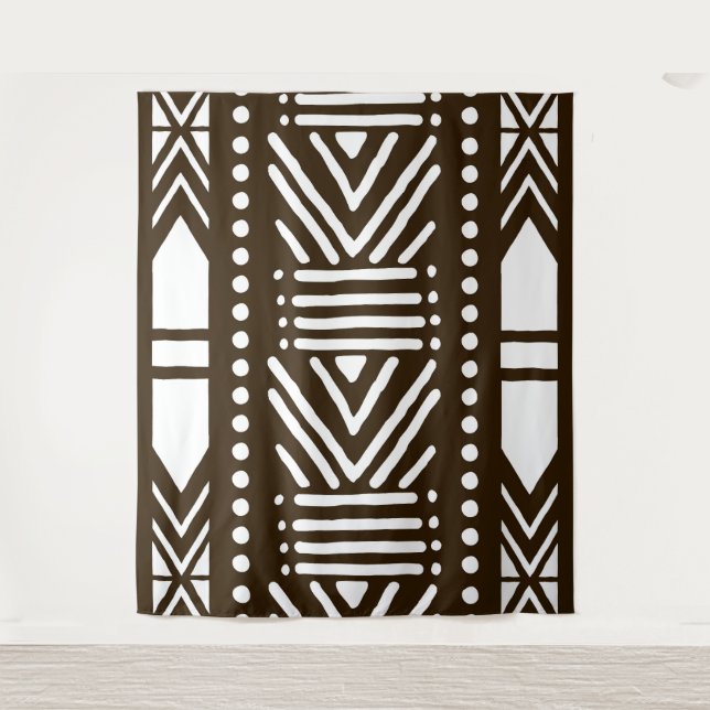 Bogolan Tapeçaria Africano (Frente)