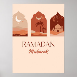 Bohemian Aestético Ramadan Kareem Ramadan Poster