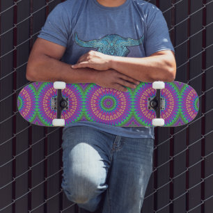 BOHEMIAN BOHO MANDELA skate deck