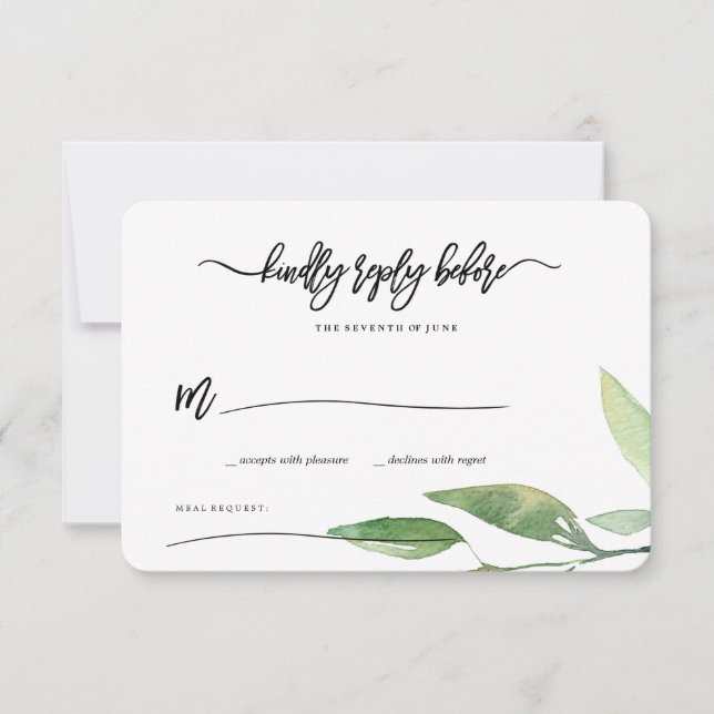 Bohemian deixa RSVP (Frente)