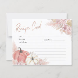 Bohemian Fall in Love Pumpkin Recebe Cartão