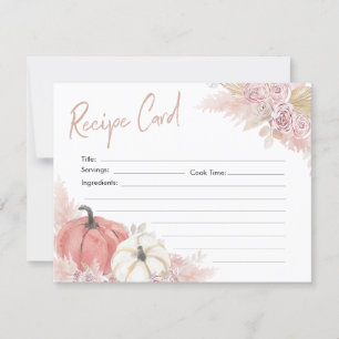 Bohemian Fall in Love Pumpkin Recebe Cartão