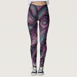 Bohemian Paisley no 11 Leggings