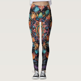 Bohemian Paisley no 3 Leggings