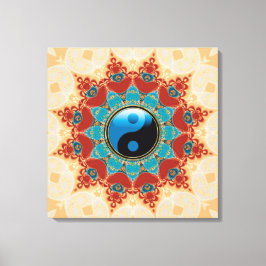 Bohemian Spirit Canvas Yin Yang