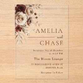 Bohemian Vintage Floral Wedding