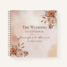 Bohemian Watercolor Floral Flower Casamento outono