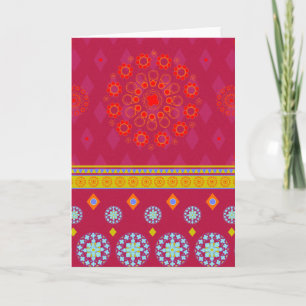 BOHO1 mandala - cartão