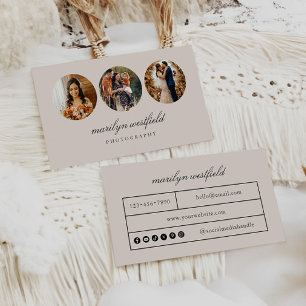 Boho 3 Photo Freelance Cartão de visita