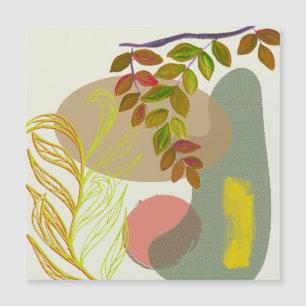 Boho Amarelo Botânico Verde