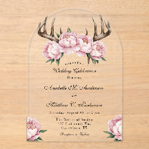 Boho Antler com Celebração de Casamento de Peões R