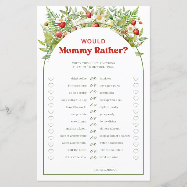 Boho Arch Berry Sweet Mamãe Preferencialmentes (Frente)