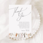 Boho Autumn Wildflower | CARTÕES DE AGRADECIMENTOS<br><div class="desc">Apresentando nossa maravilhosa flor silvestre do outono | cartões de agradecimentos de mesa, que inclui um design simples e moderno que reflete a beleza da natureza. Apresentando flores e folhas de terracota de queda seca prensada, ele captura a essência das matizes laranja queimadas em outubro, criando um design mínimo, mas...</div>