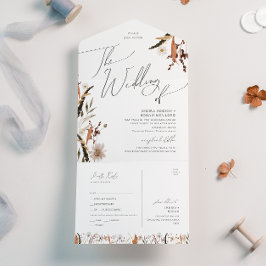Boho Autumn Wildflower | Casamento de Selo e Envio
