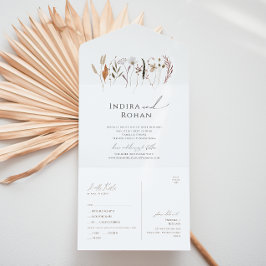 Boho Autumn Wildflower | Selo E Envio Casuais