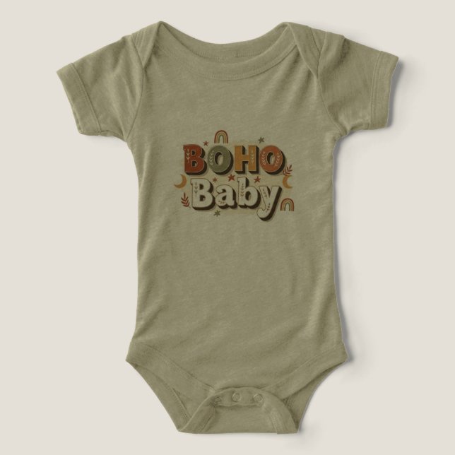 Boho Baby One-piece Top (Design frontal)