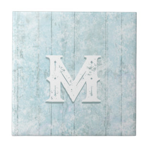 Boho Beach Wood Rustic Monograma Coastal Modern