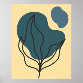 Boho Bloom Poster Impressão