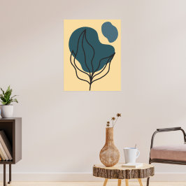 Boho Bloom Poster Impressão