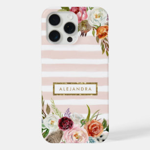 Boho Blooms Blush Listra Monograma