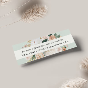 Boho Blooms Site de Casamento Inserir Cartões   Mi