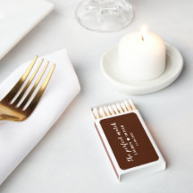 Boho Brown Os Fósforos de Casamento Perfeitos