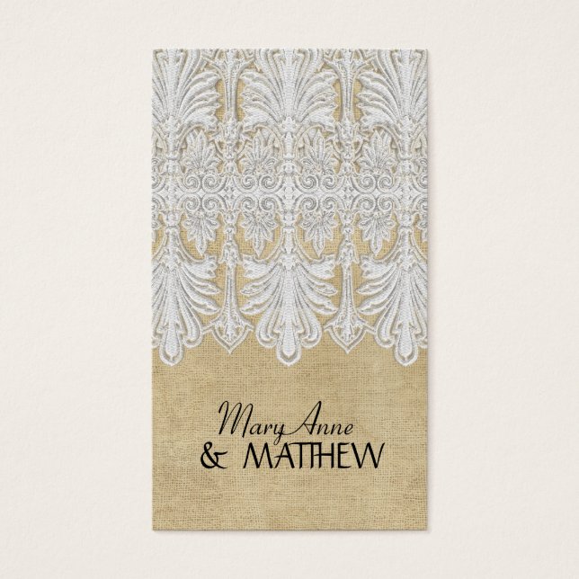 BOHO Burlap n Lace gypsy Modern Mod Estilo (Frente)