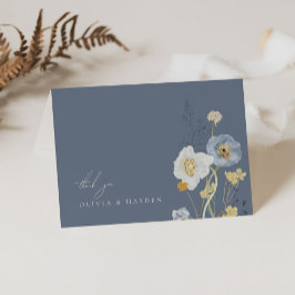 Boho Cartões de agradecimentos De Casamento Botâni