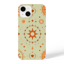 Boho Celestial capas de iphone | Astrologia Sun e