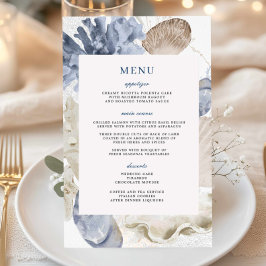 Boho Chic Beach Destino Hampton Wedding Menu