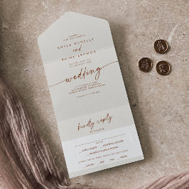 Boho Chic Bohemian Cream Meal Choice Casamento RSV