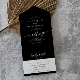 Boho Chic COLOR EDITABLE Meal Choice Casamento RSV